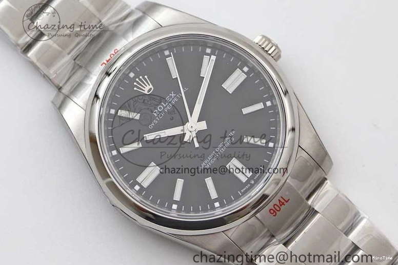 MiroTime 0505 Timeless Oyster Perpetual 41mm 124300 EWF 1:1 Best Edition 904L Steel Black Dial on SS Bracelet A 2192